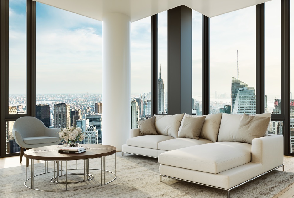 Simena Sectional & Ripples Coffee Table