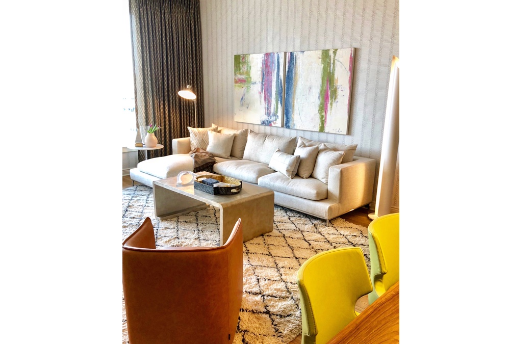 Simena Sectional, Conrad Armchair, Patara Chair