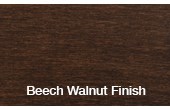 Solid Beech Walnut Finish