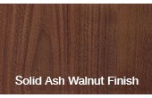 walnut finish