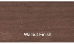Solid Beech Walnut Finish