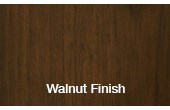 walnut finish