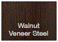 Walnut Veneer Steel