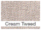 Cream Tweed Fabric
