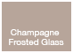 Champagne Frosted Glass