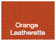 Orange Leatherette