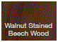 Walnut Stained Beech Wood