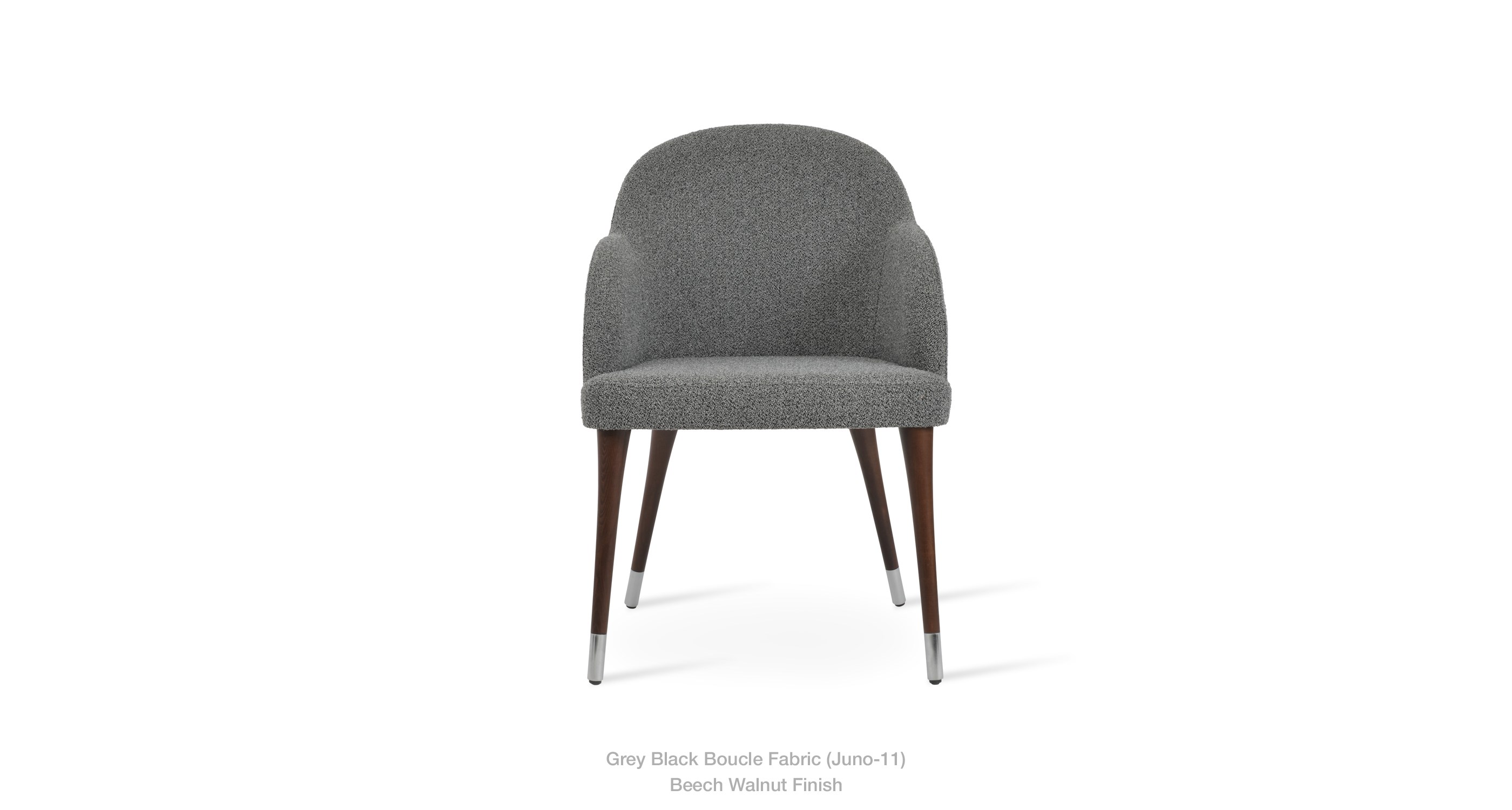grey black boucle