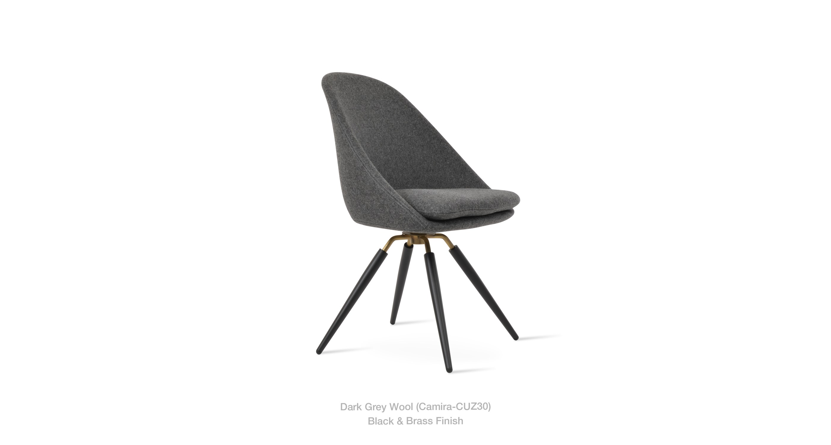 dark grey wool