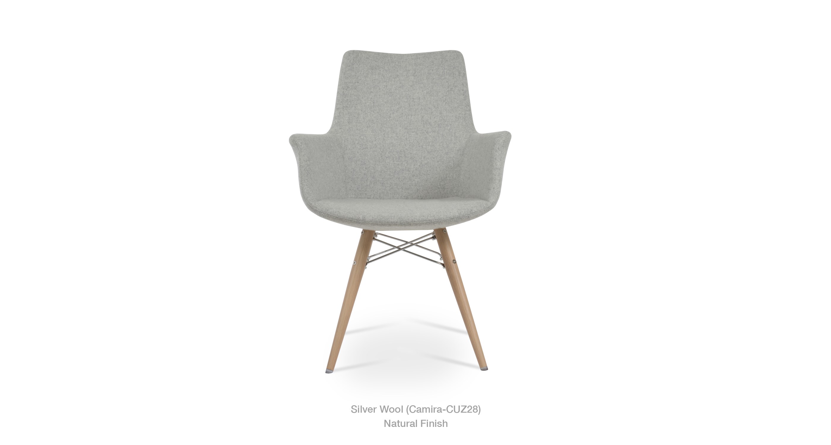 Bottega Arm Mw Silver Wool Camira
