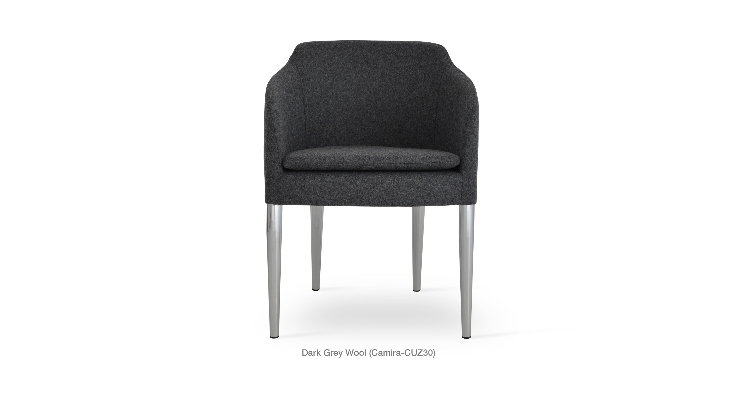 dark grey wool