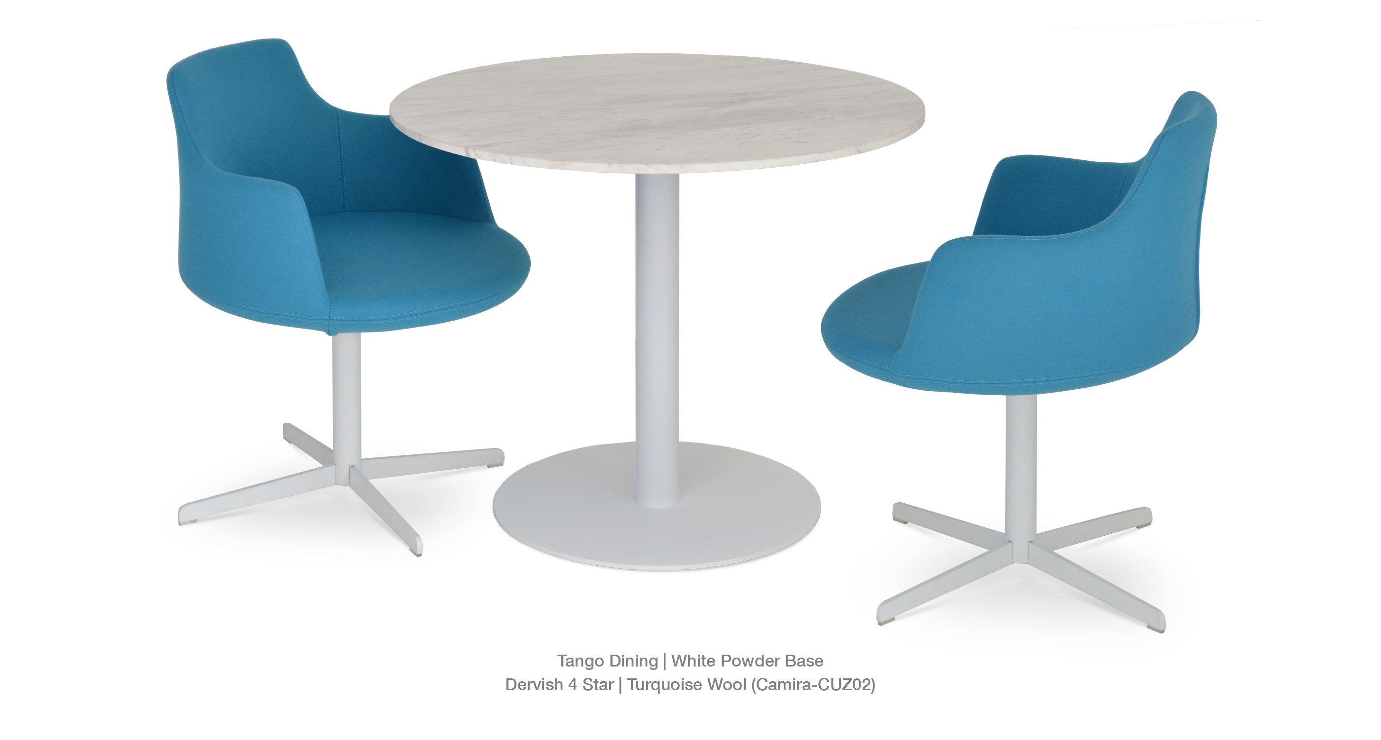 turquoise wool - tango dining