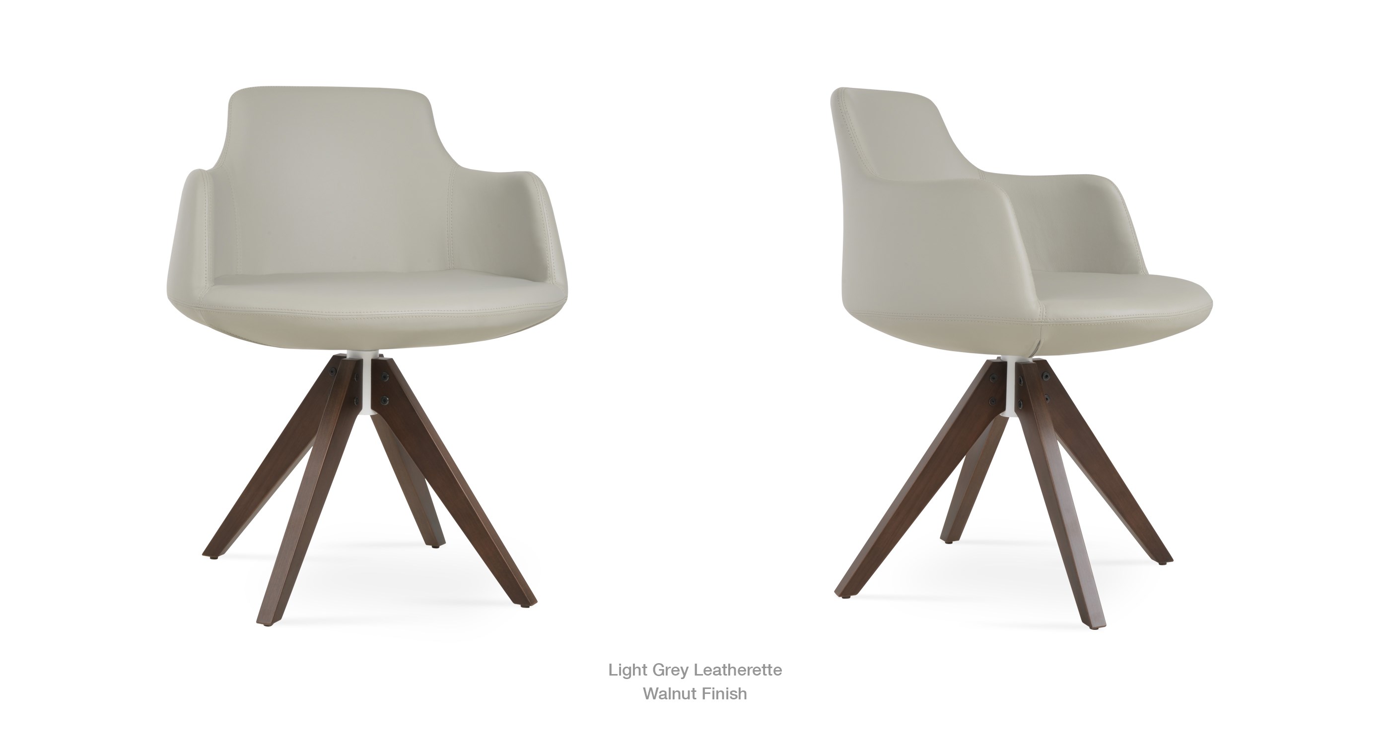 Dervish Pyramid Swivel Modern Dining Chairs sohoConcept