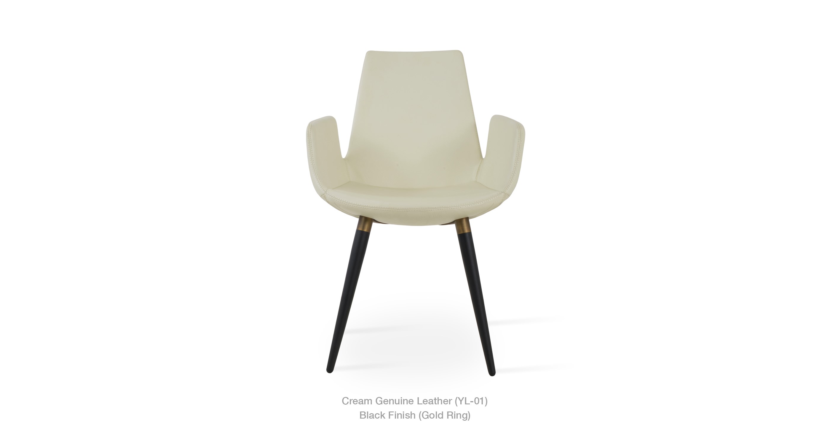 cream genuine leather