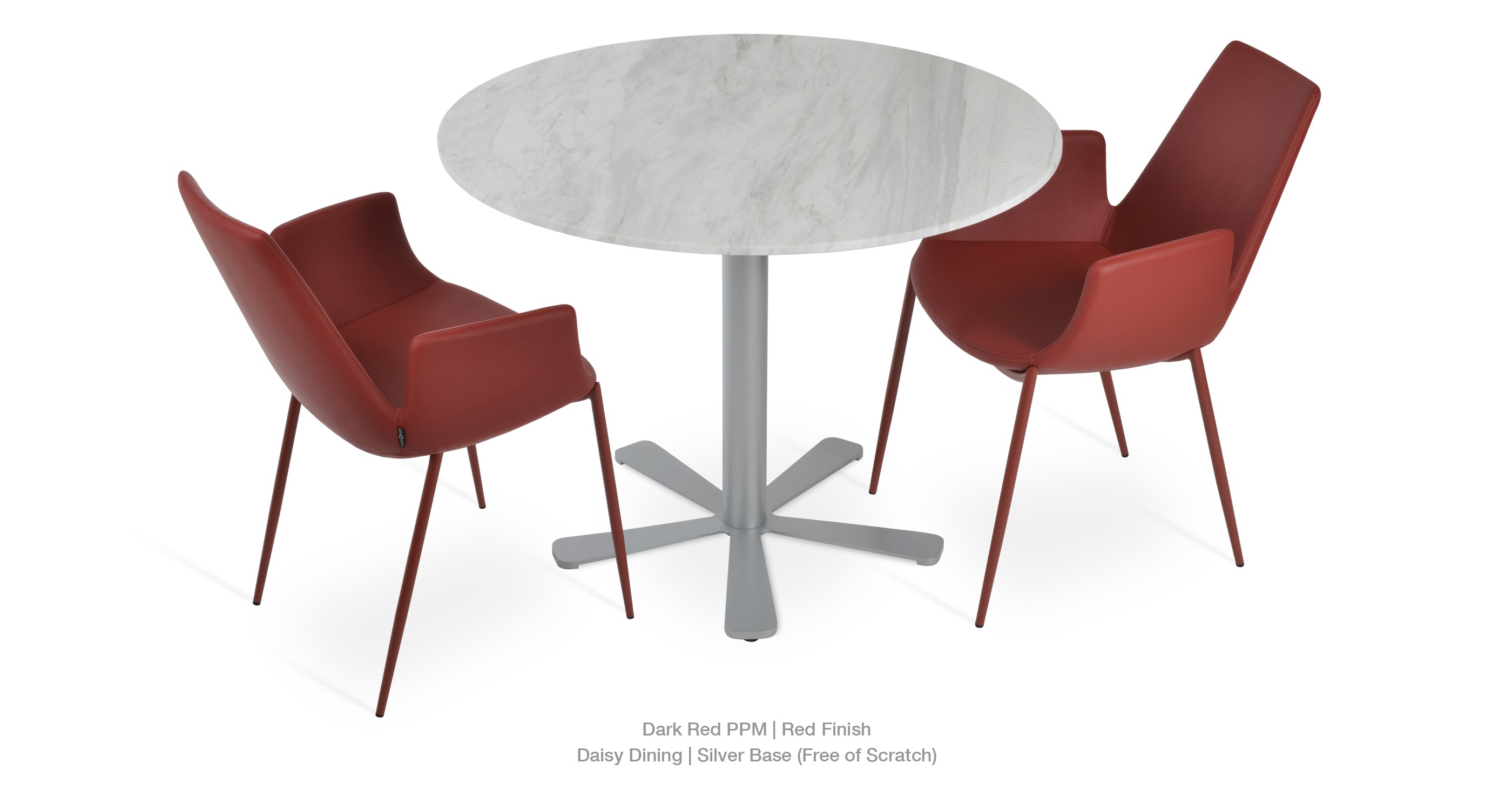 Eiffel Arm Classy Daisy Dining Marble