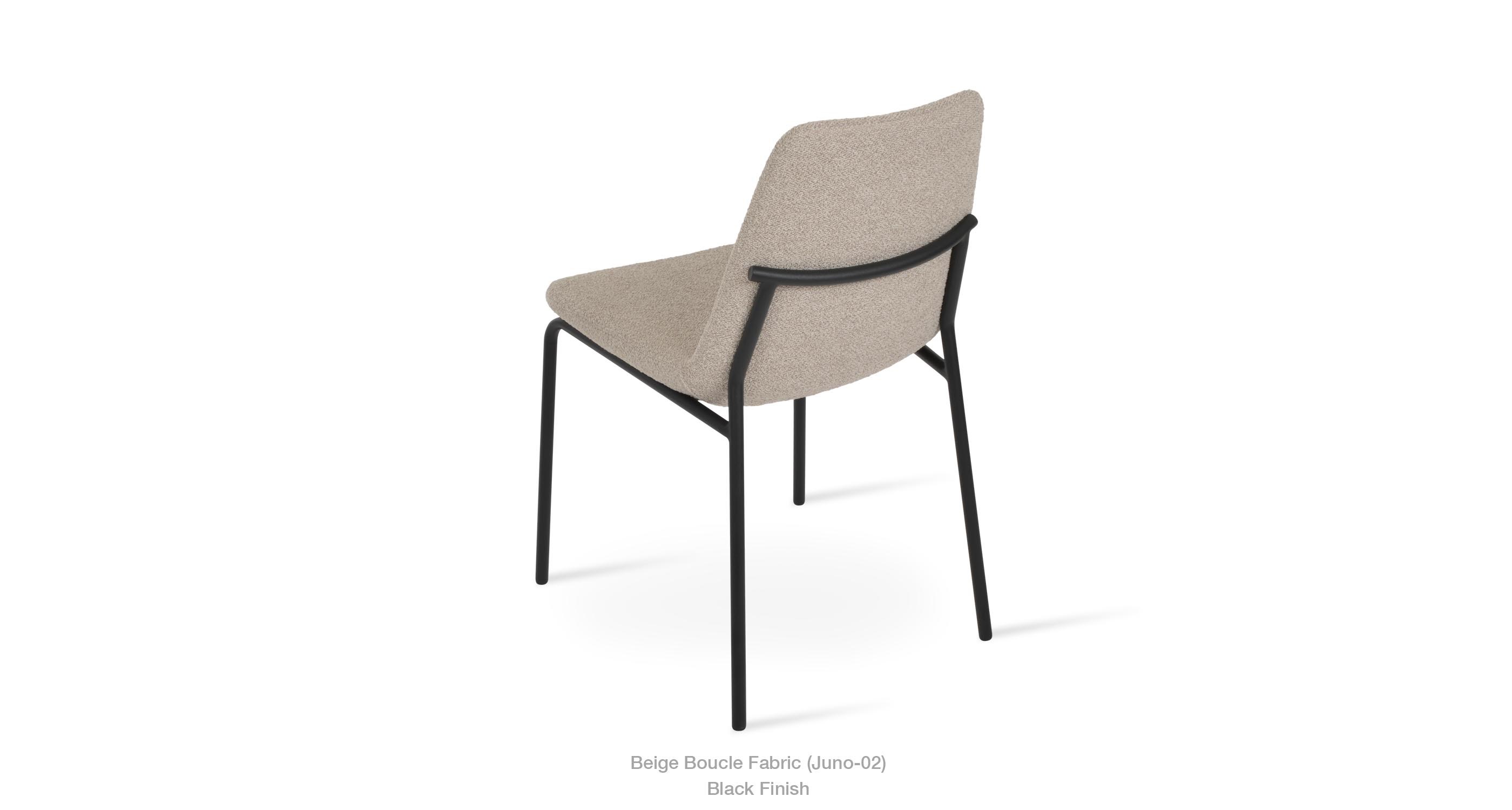 beige boucle - black