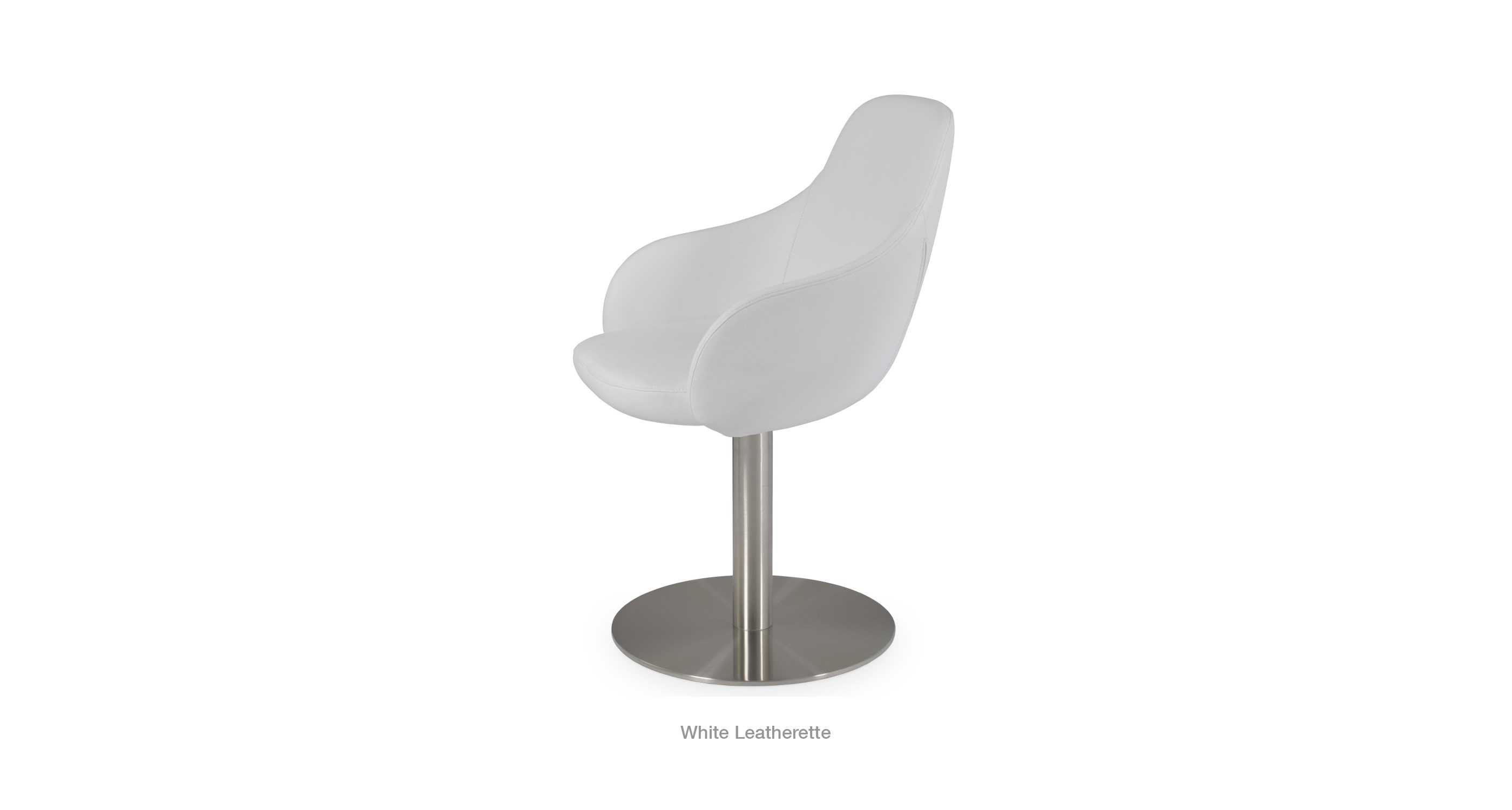 white leathertte