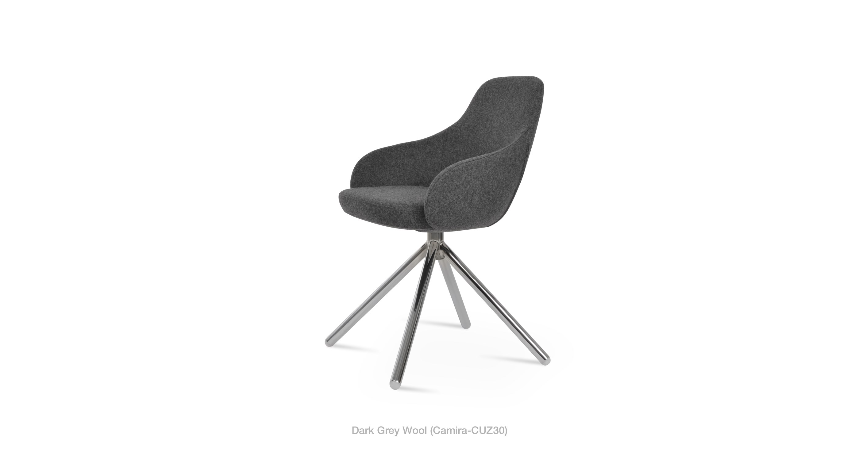 dark grey wool