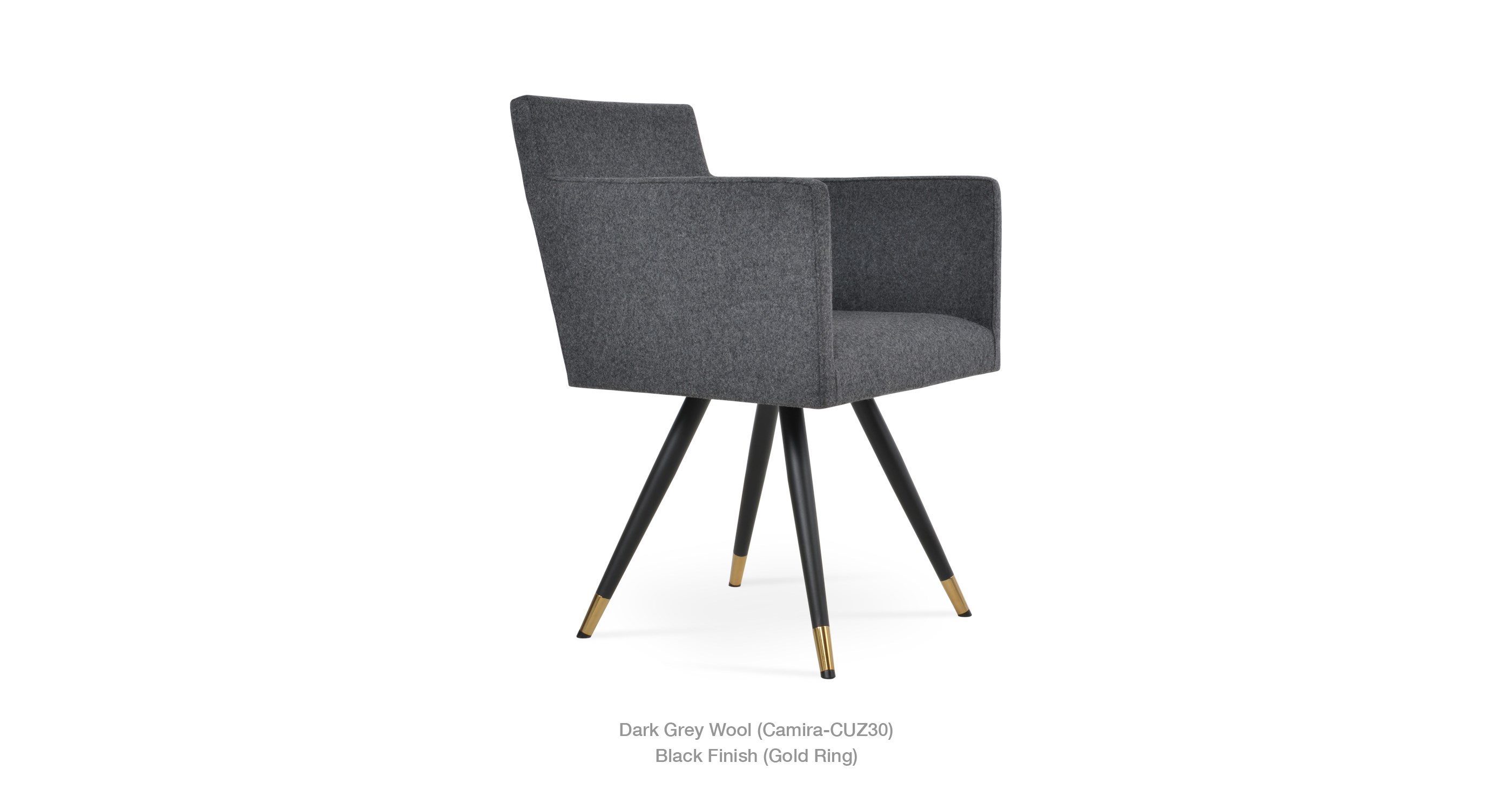 dark grey wool
