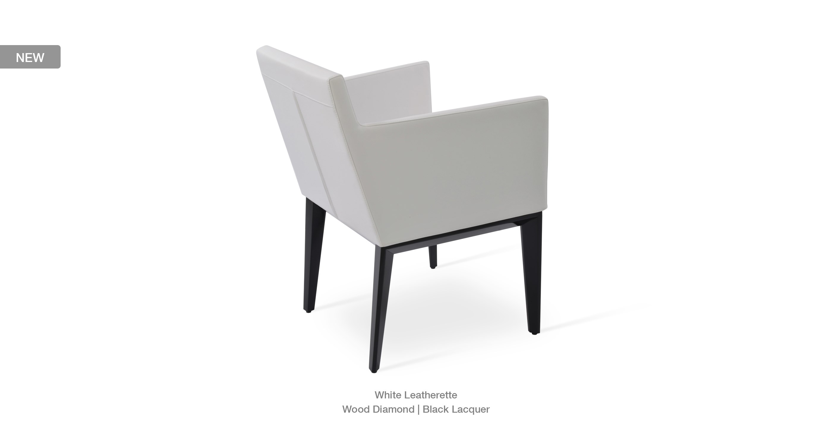 white leatherette