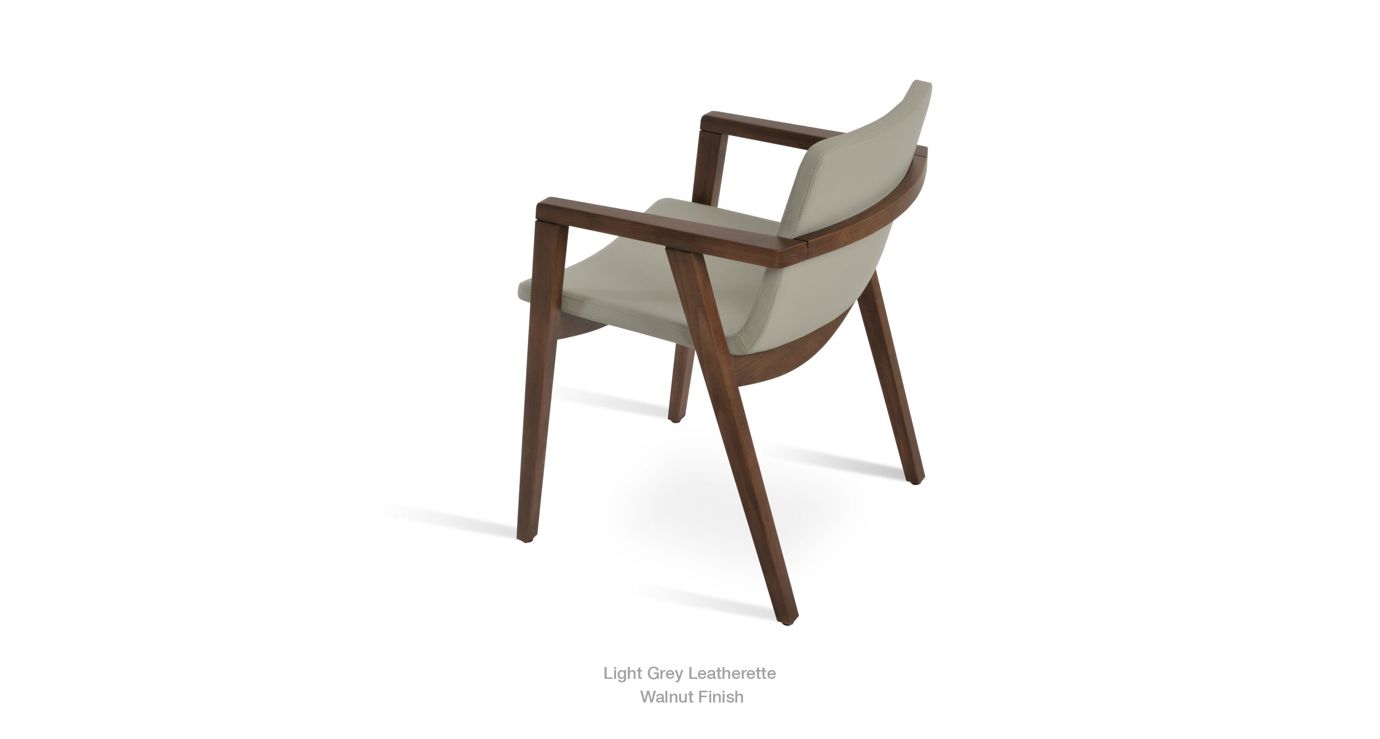 light grey leatherette