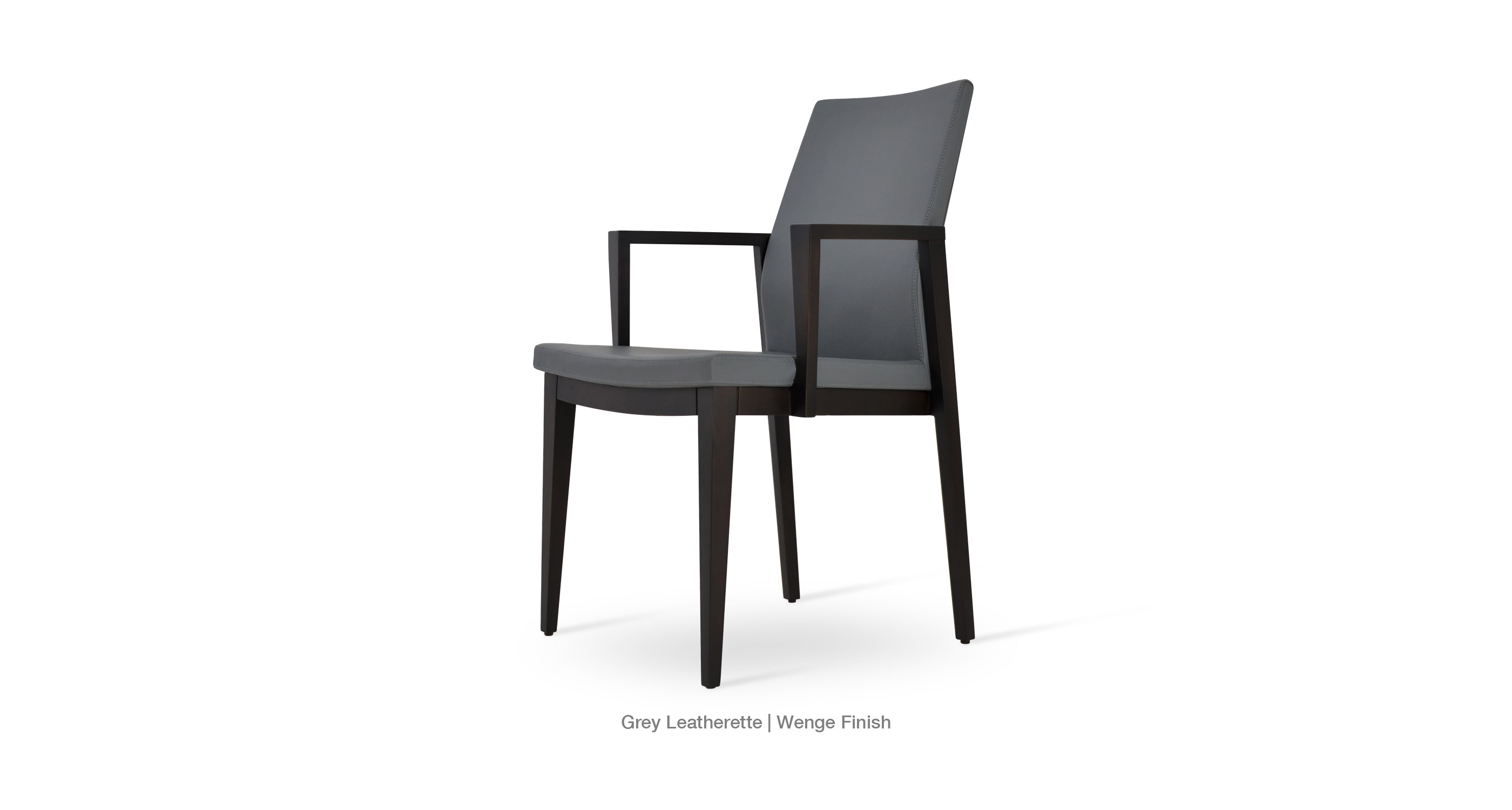 grey leatherette