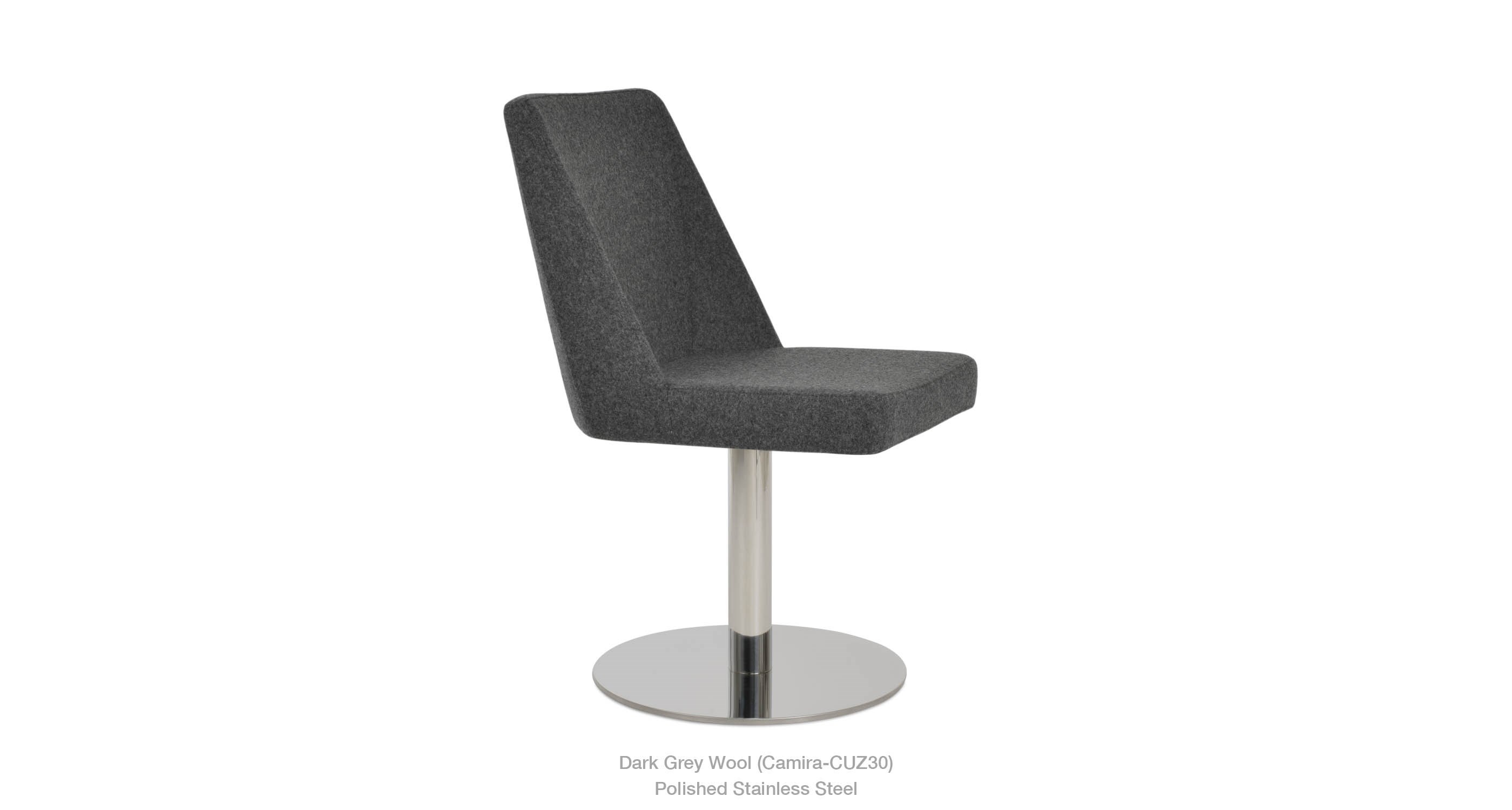 dark grey wool