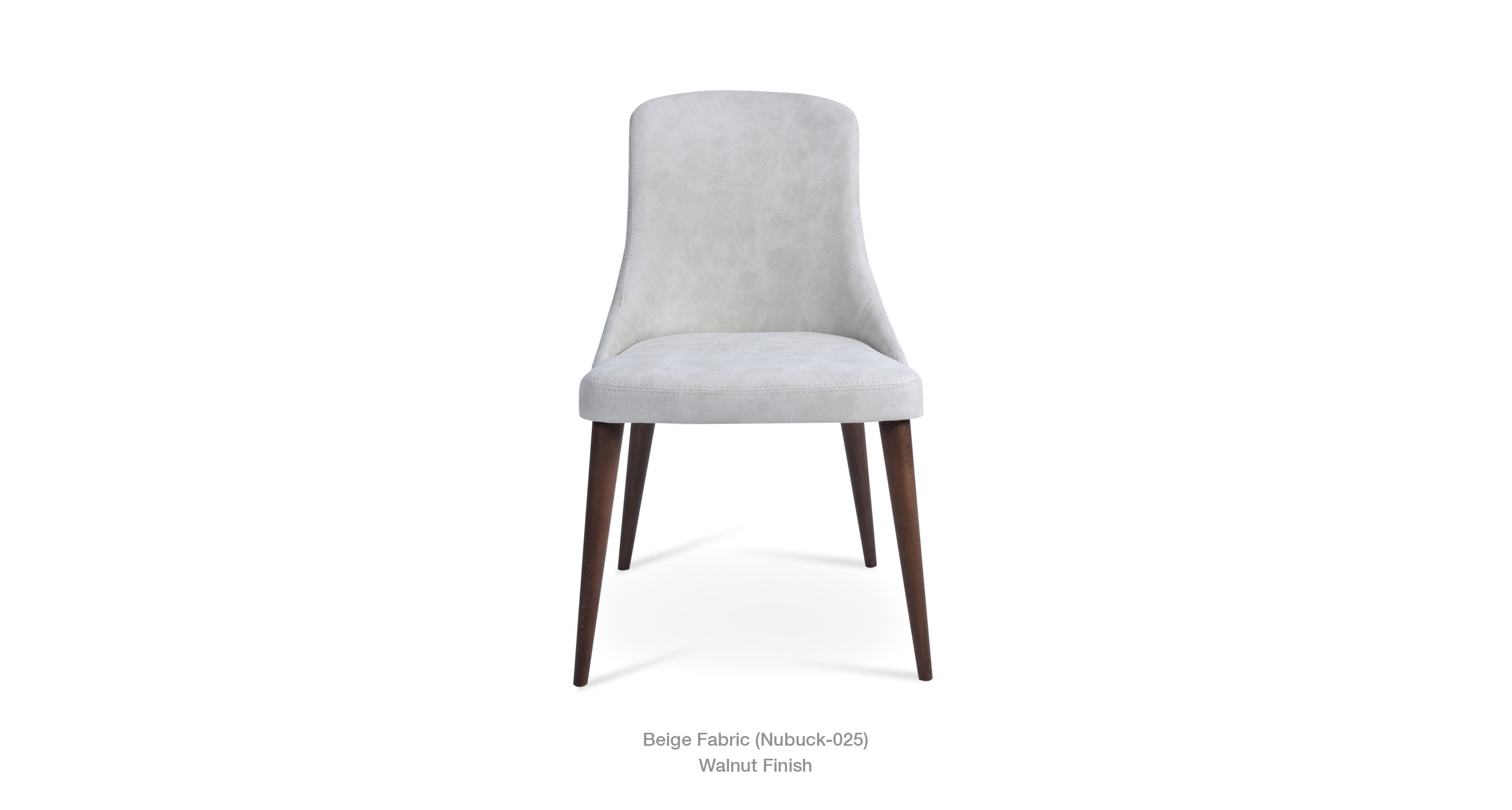 Romano Dining Beige Nubuck Walnut
