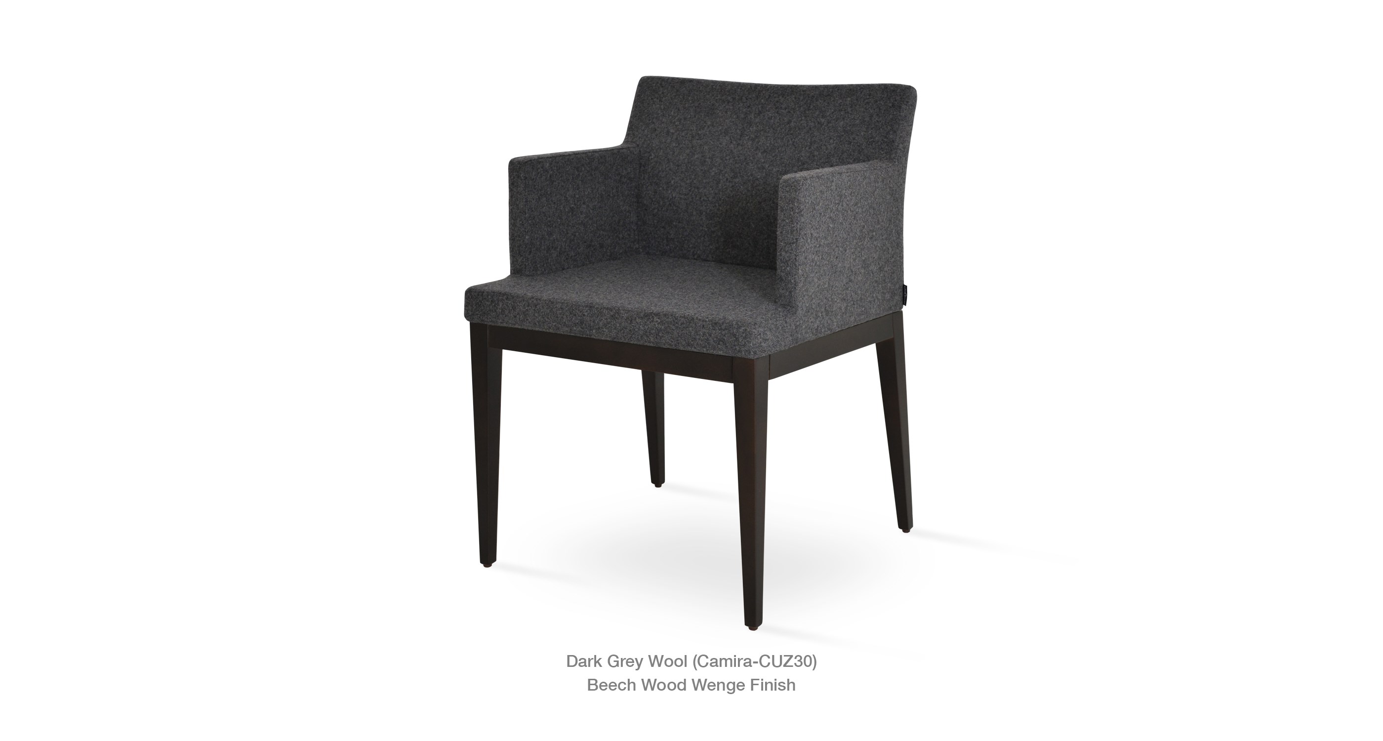 dark grey wool
