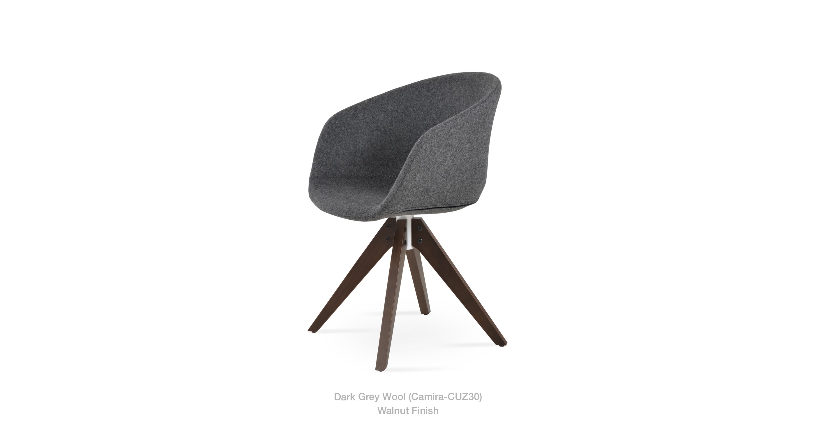 Tribeca Pyramid Darkgrey Wool