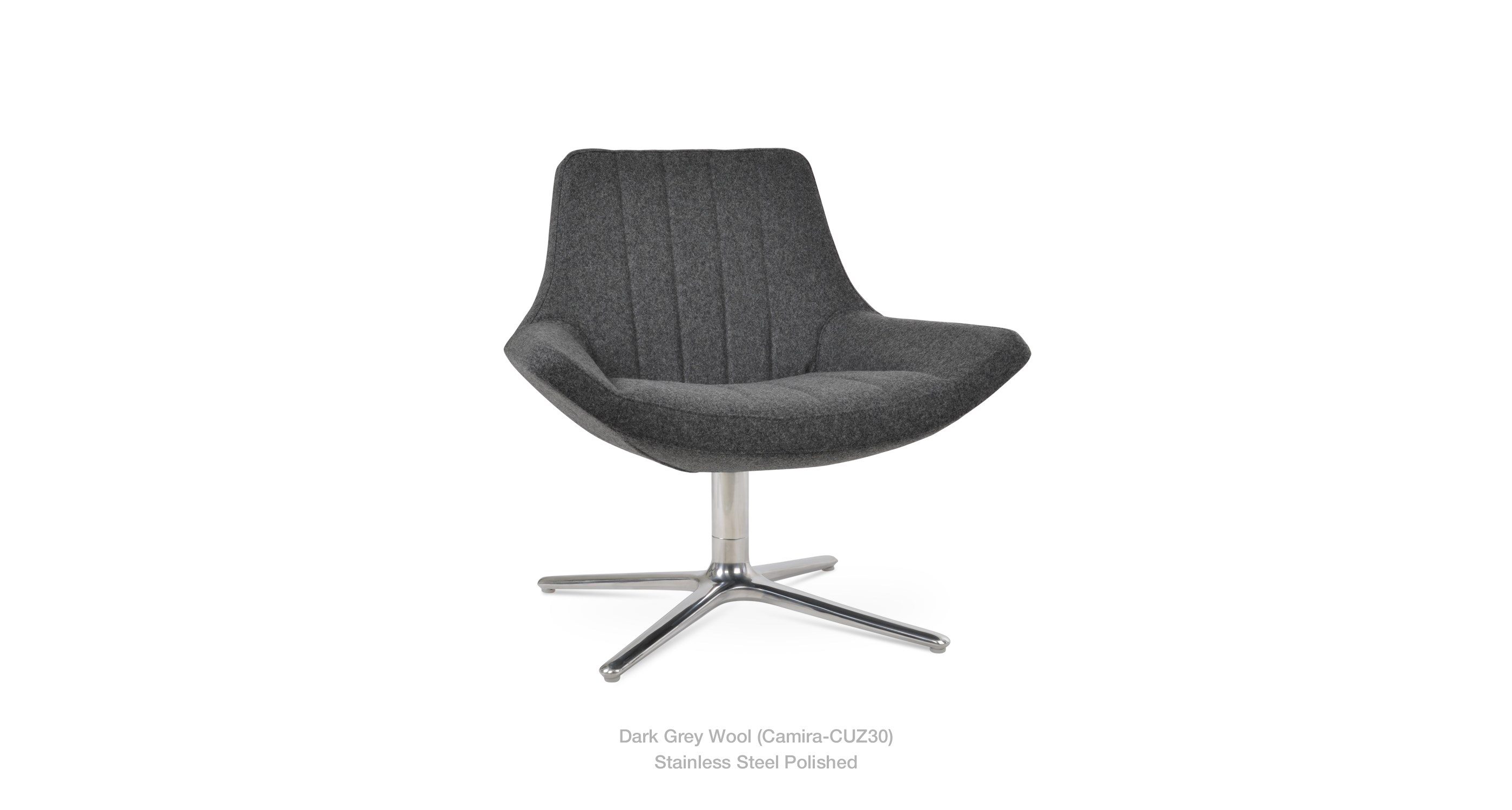 dark grey wool