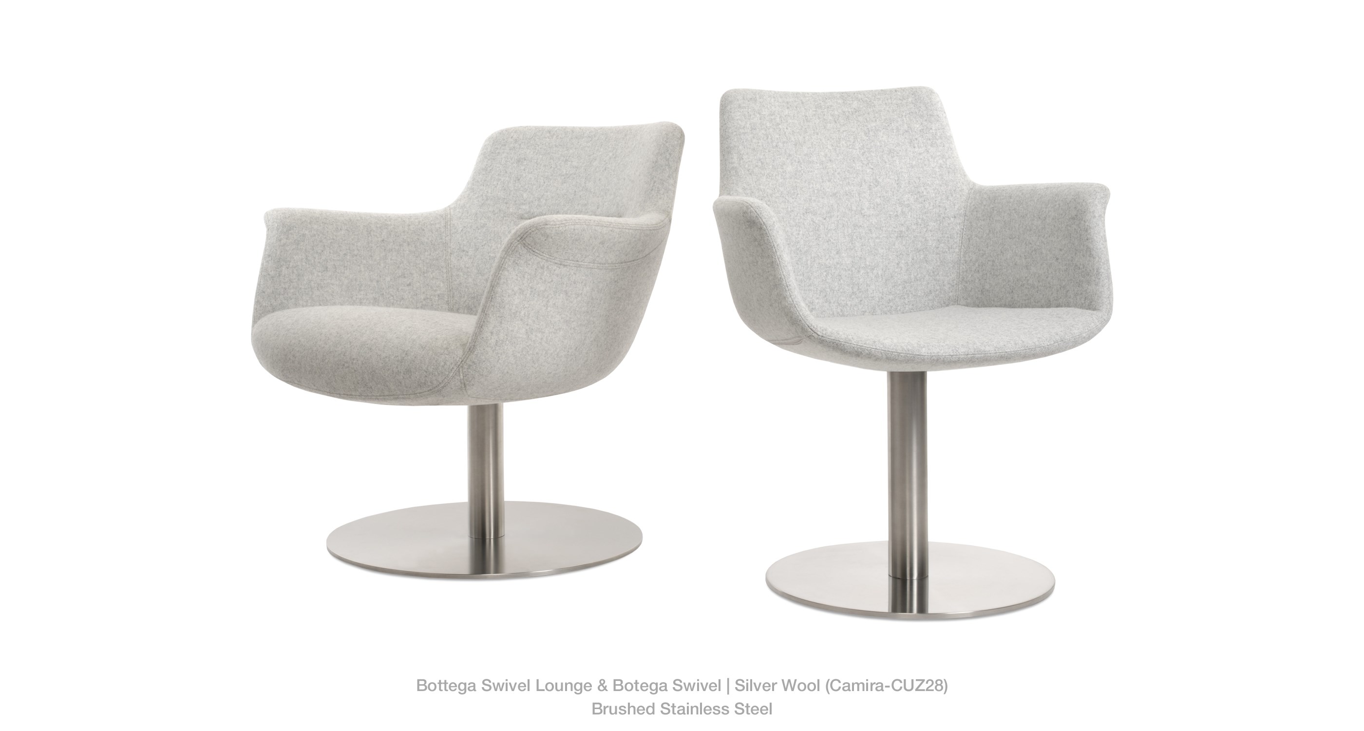 round and lounge - silver