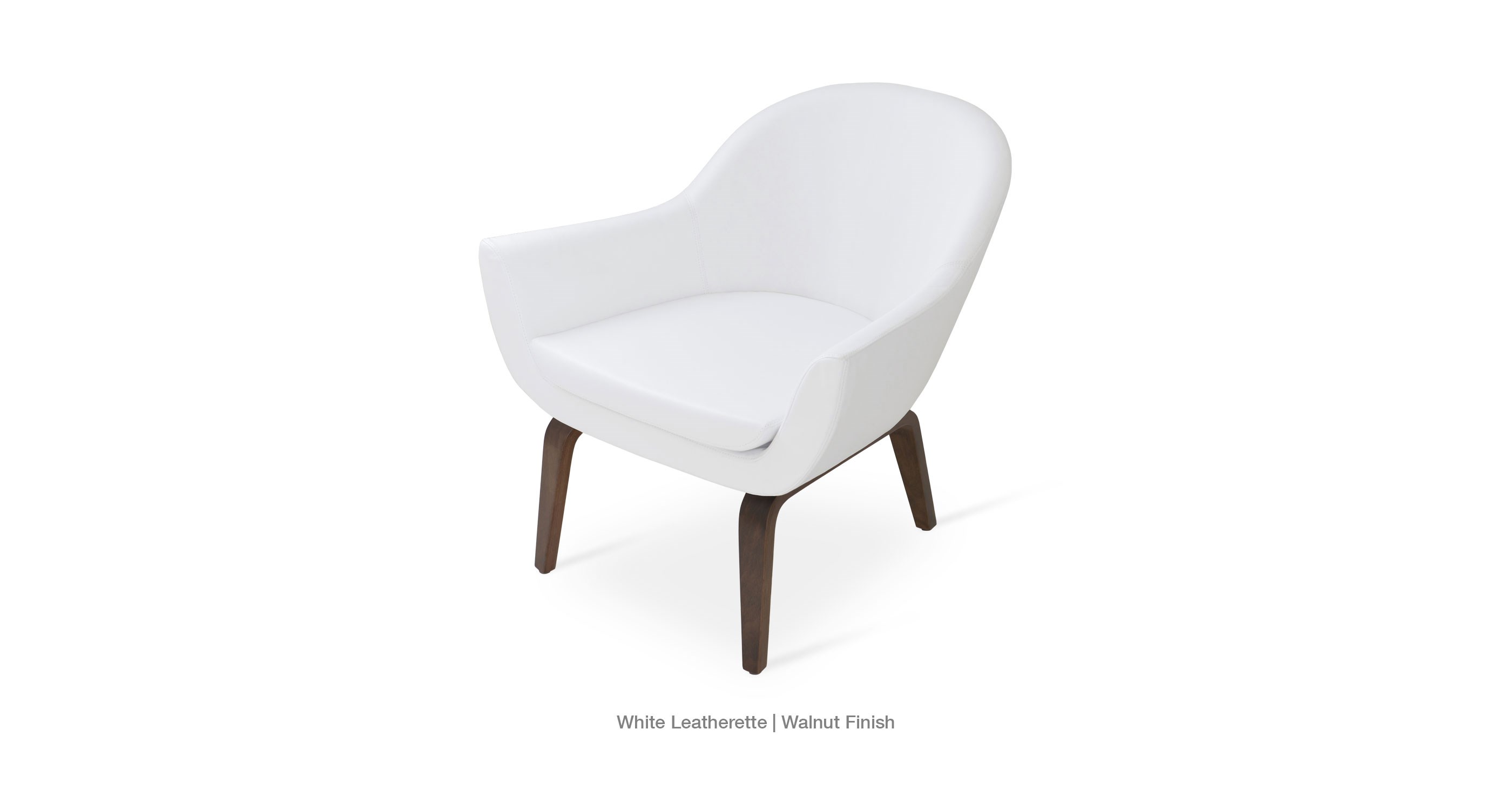 white leatherette