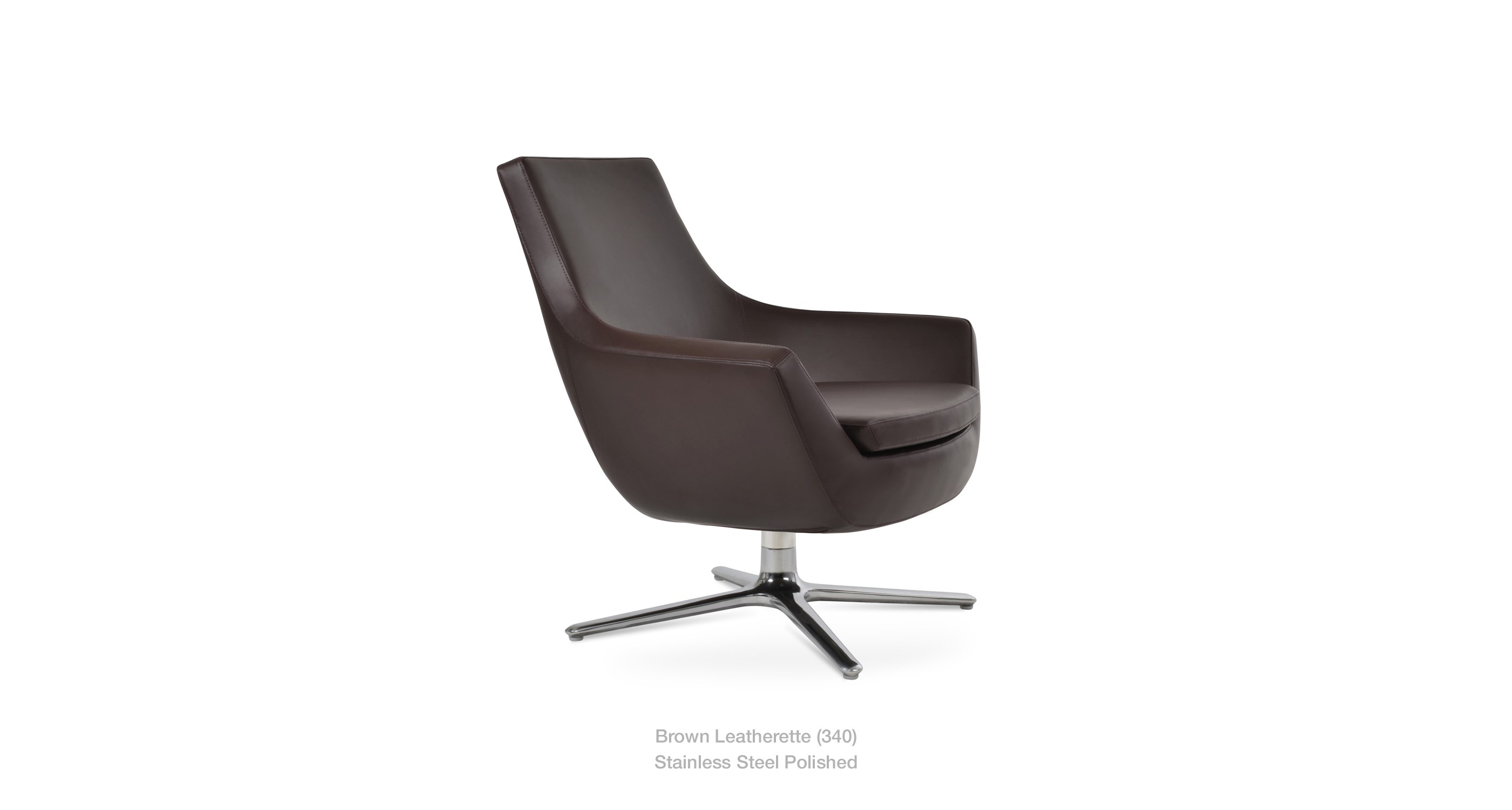 brown leatherette