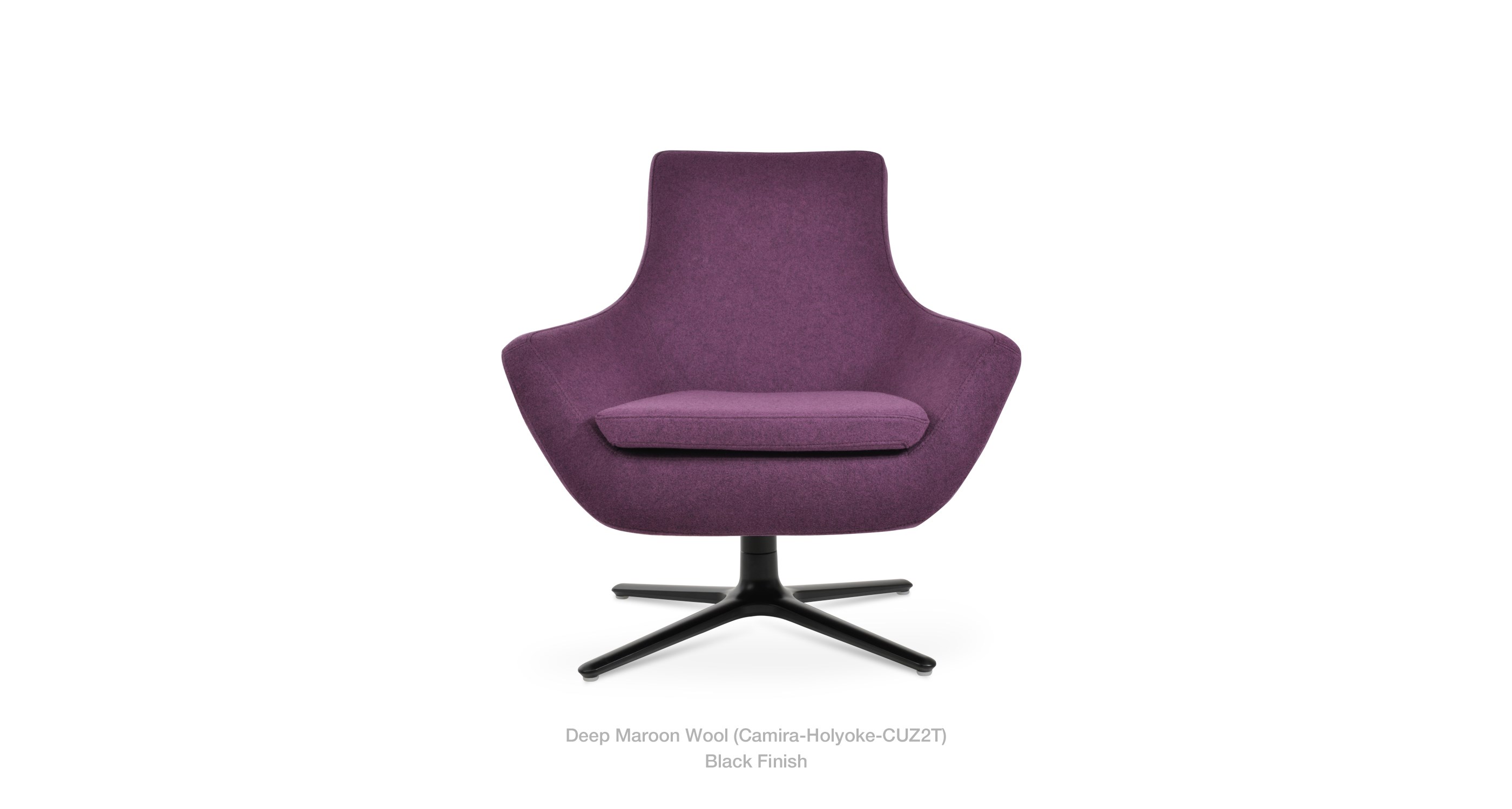 deep maroon - black finish