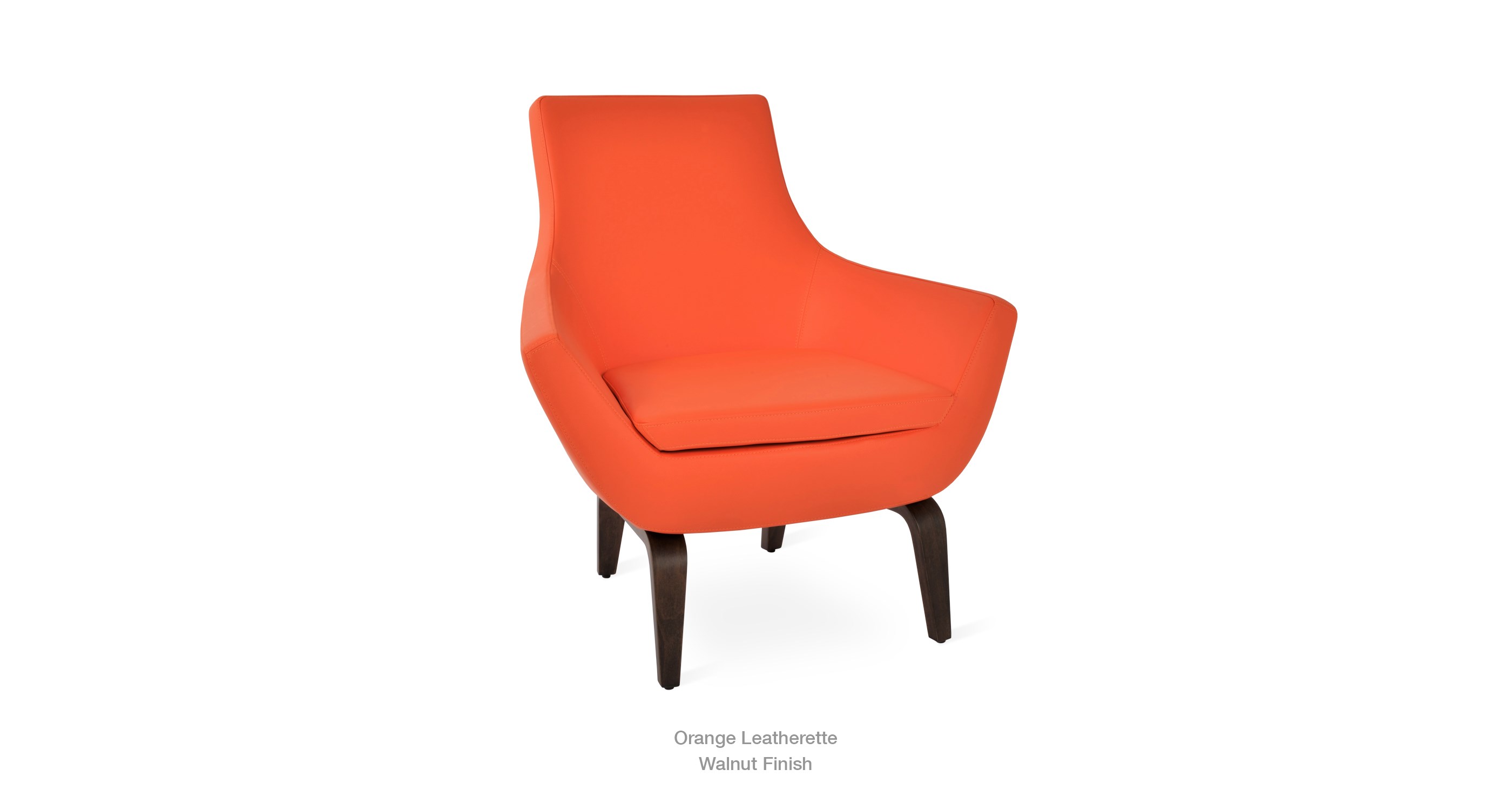 orange leatherette