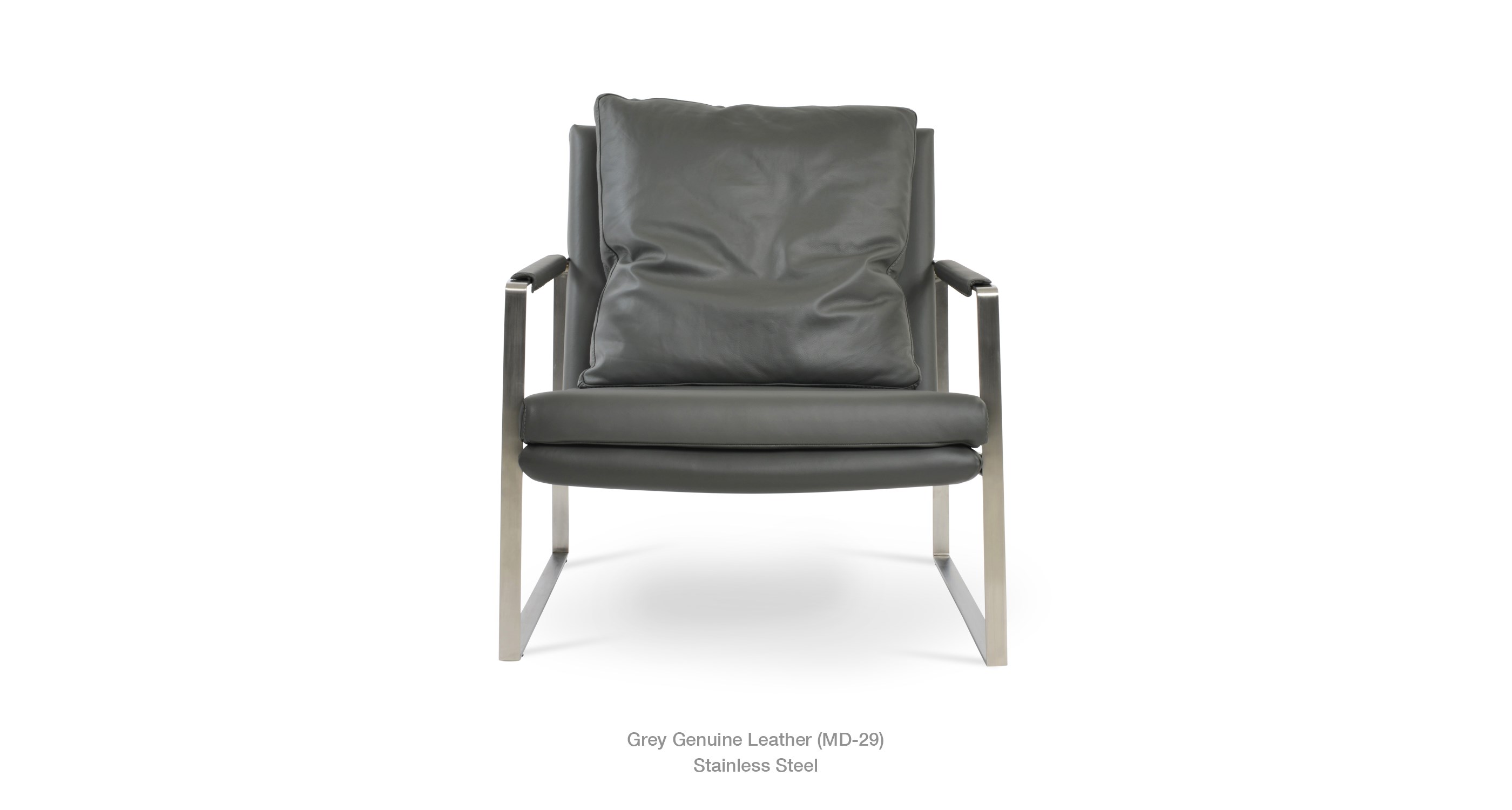 grey leather