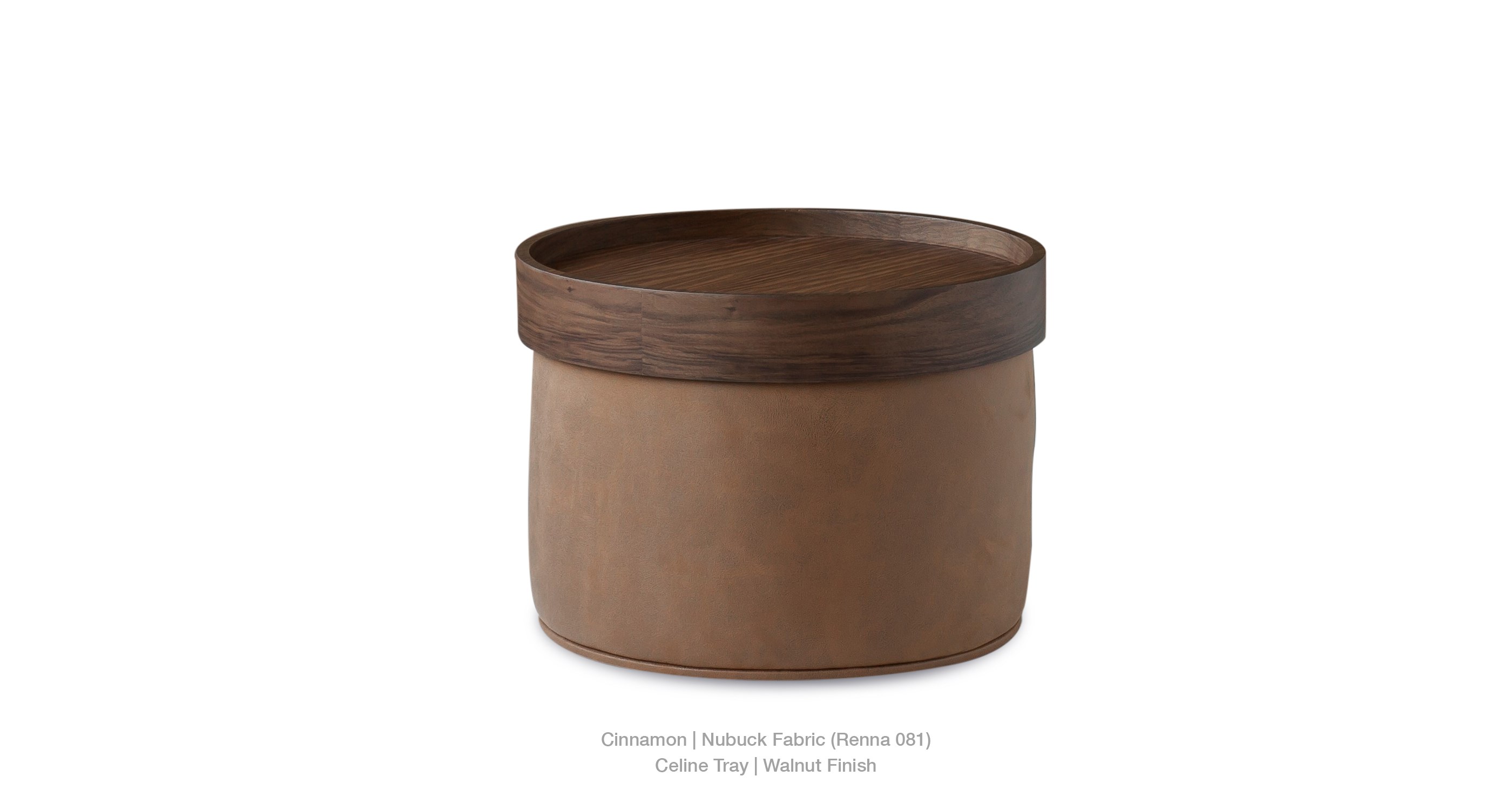 Celine Pouf B Cinnamon Tray