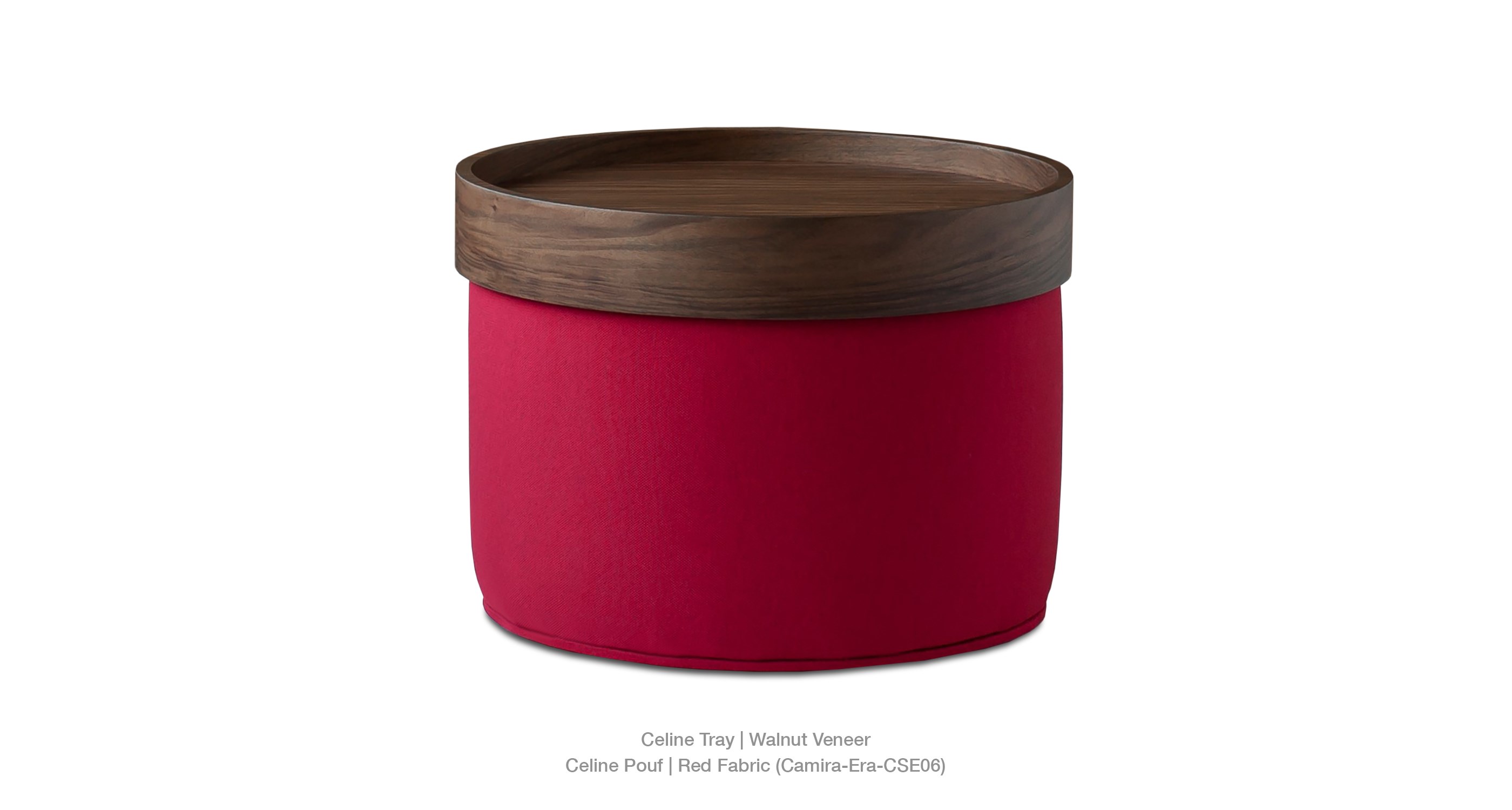 Celine Pouf B Red Era
