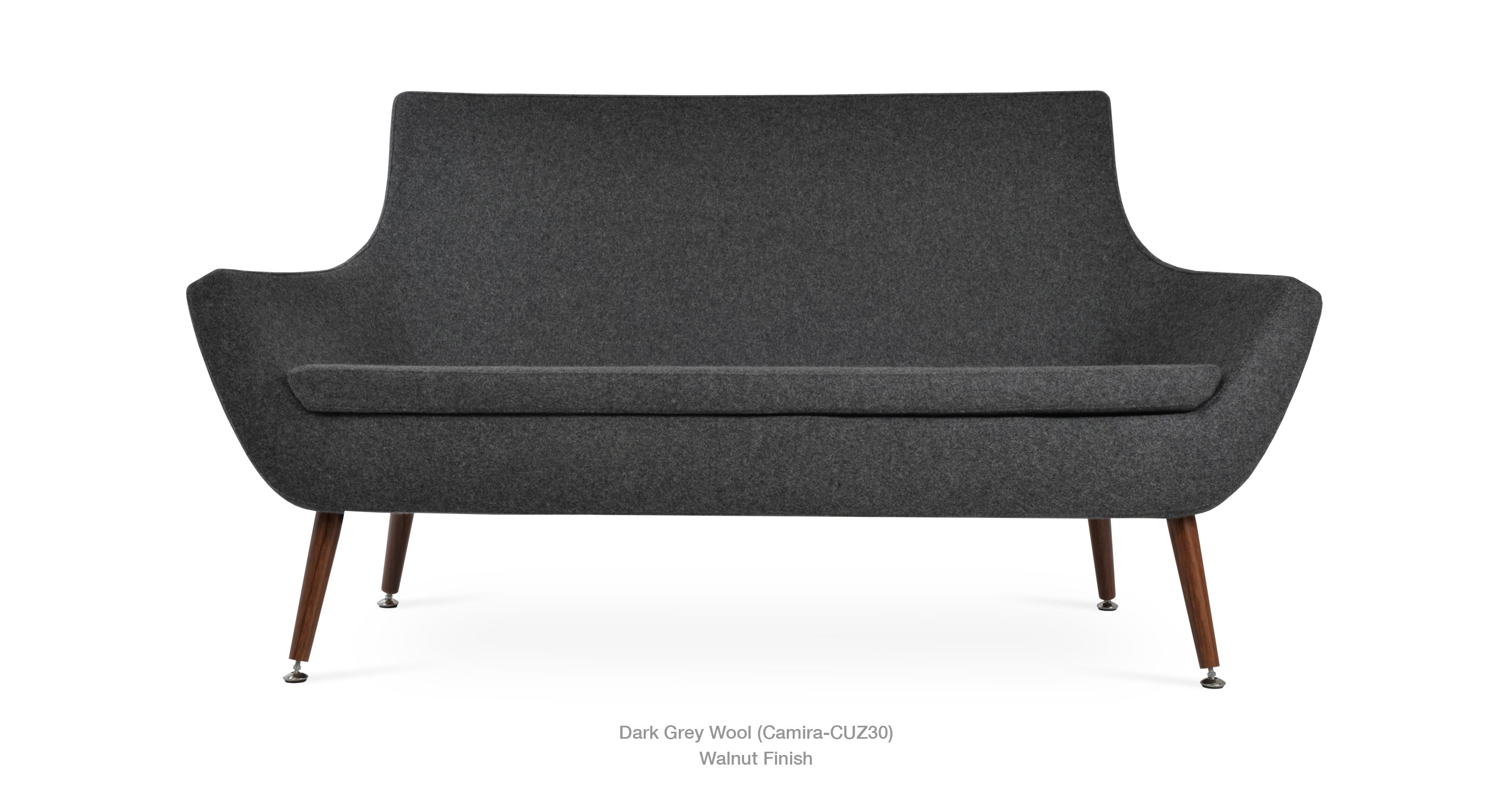 dark grey wool