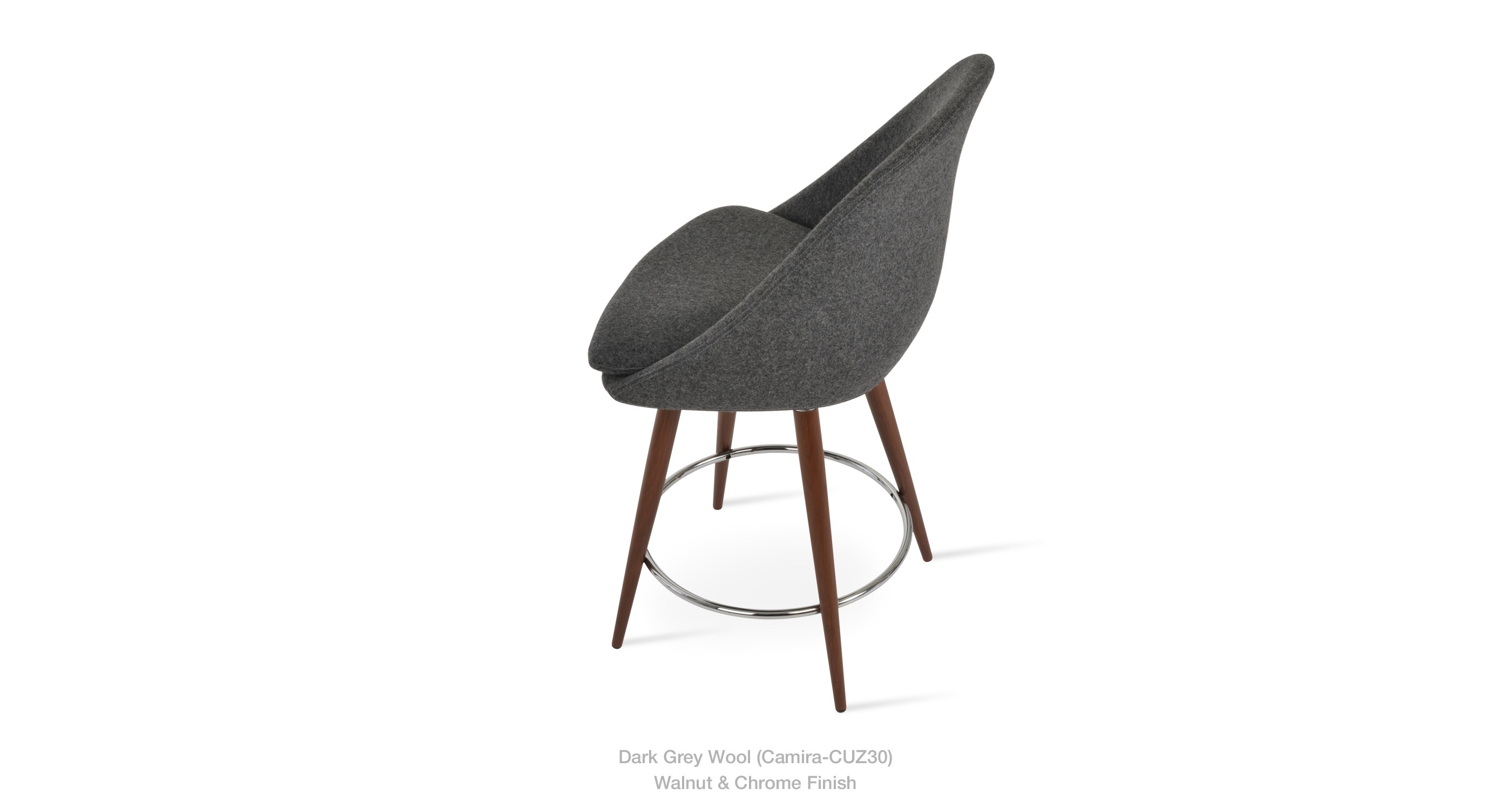 dark grey wool