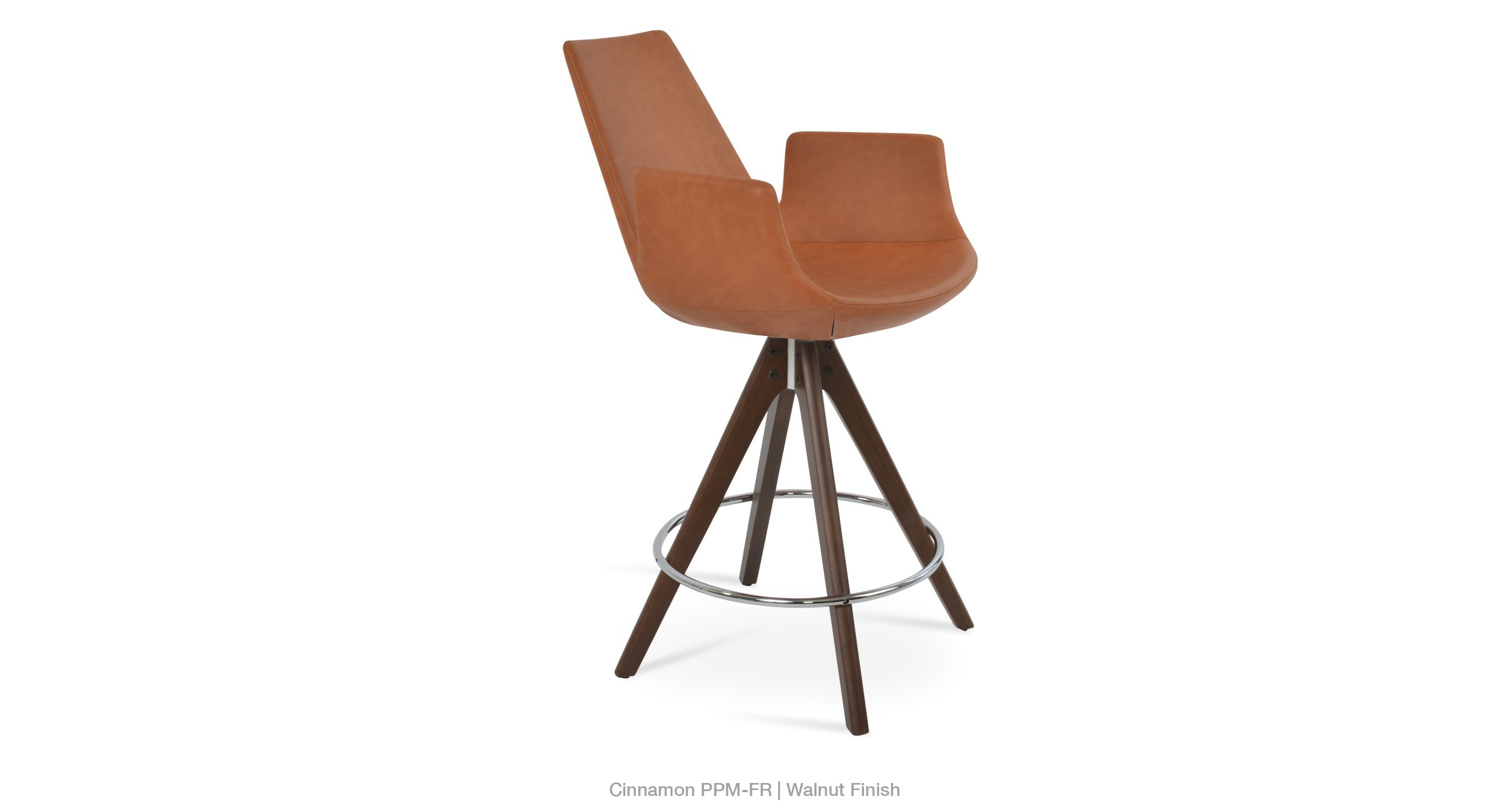 Eiffel Arm Pyramid Stool Cinnamon
