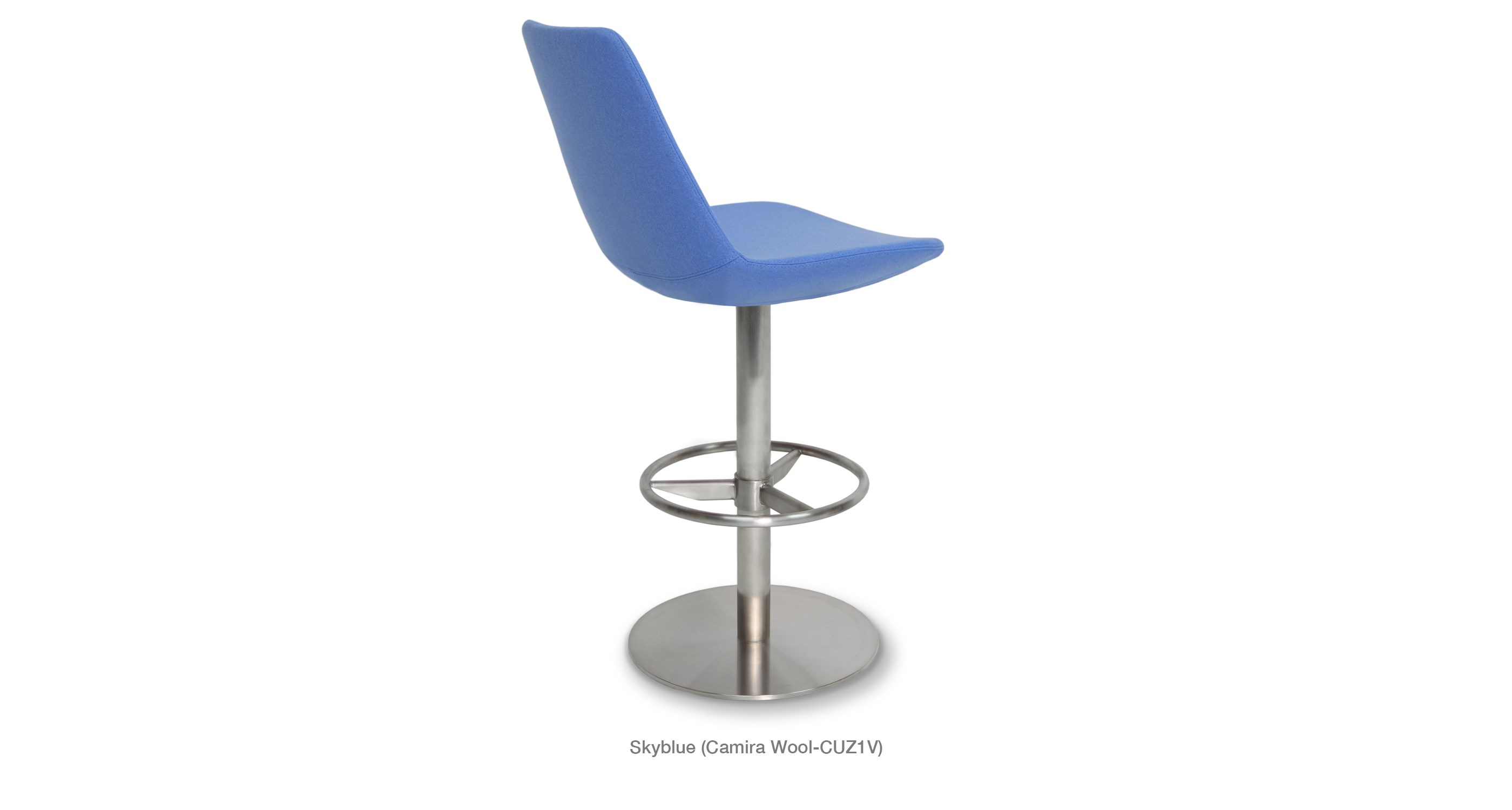 Eiffel Swivel Stool Skyblue