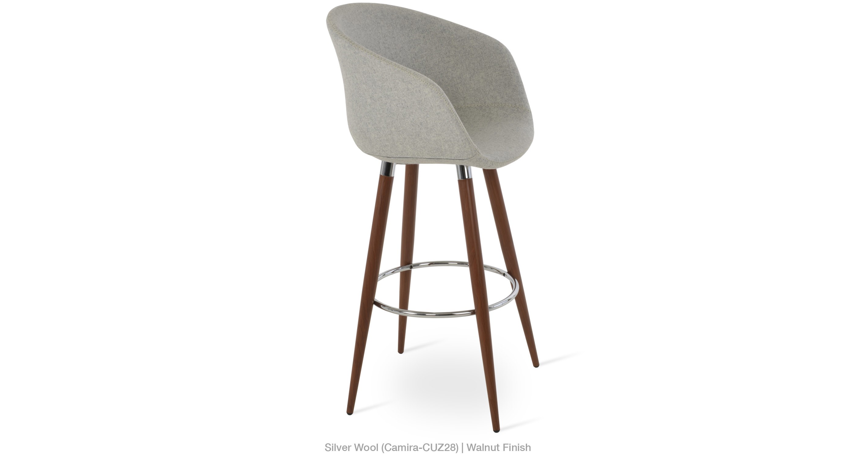 2020 11 01 Tribeca Ana Stool Silver Wool