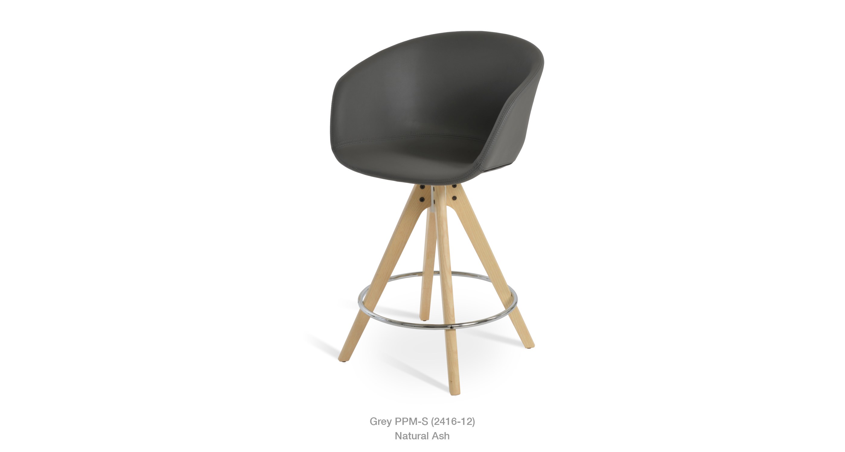 Tribeca Pyramid Stool Grey Ppm