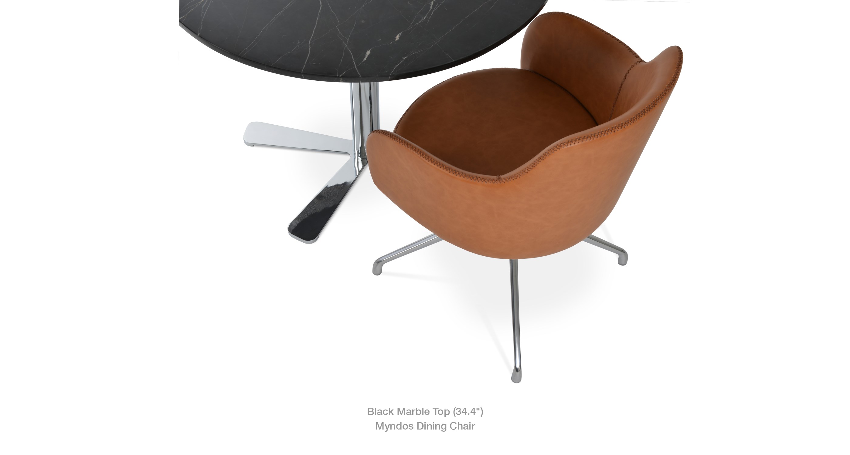 black marble - myndos chair