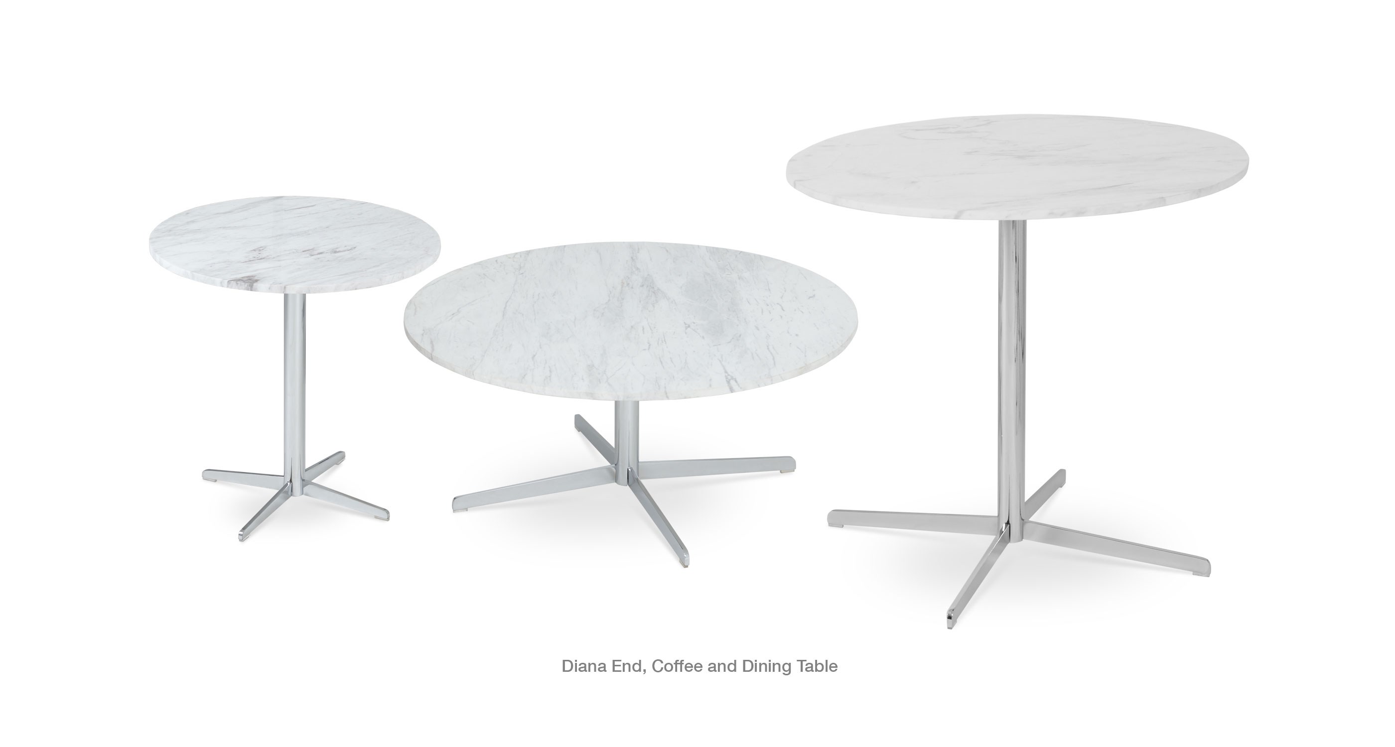 Diana End Coffee Dining Marble